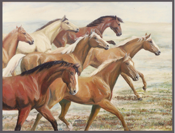 with the herd